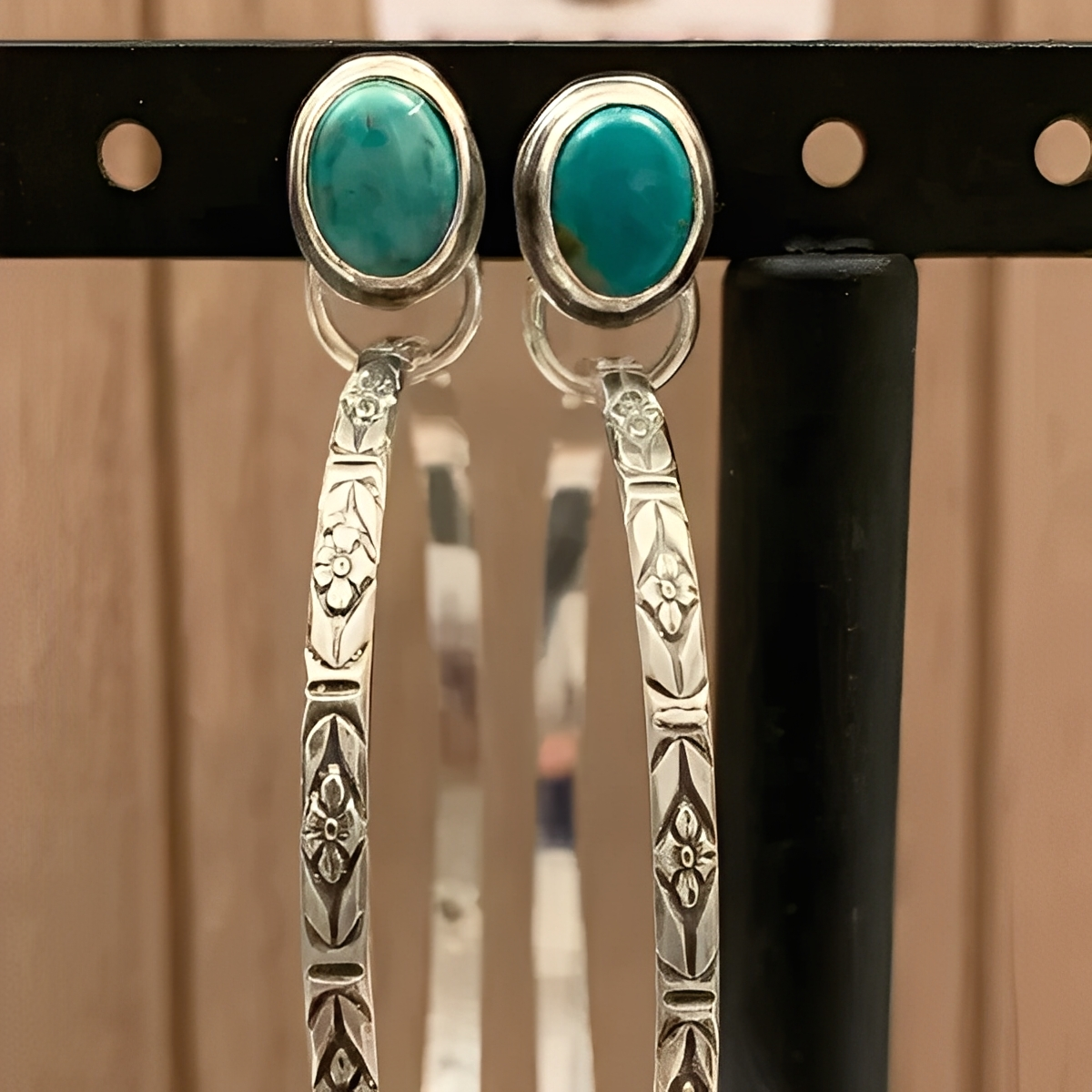 Selene – Boucles d’Oreilles Bohèmes Vintage en Onyx