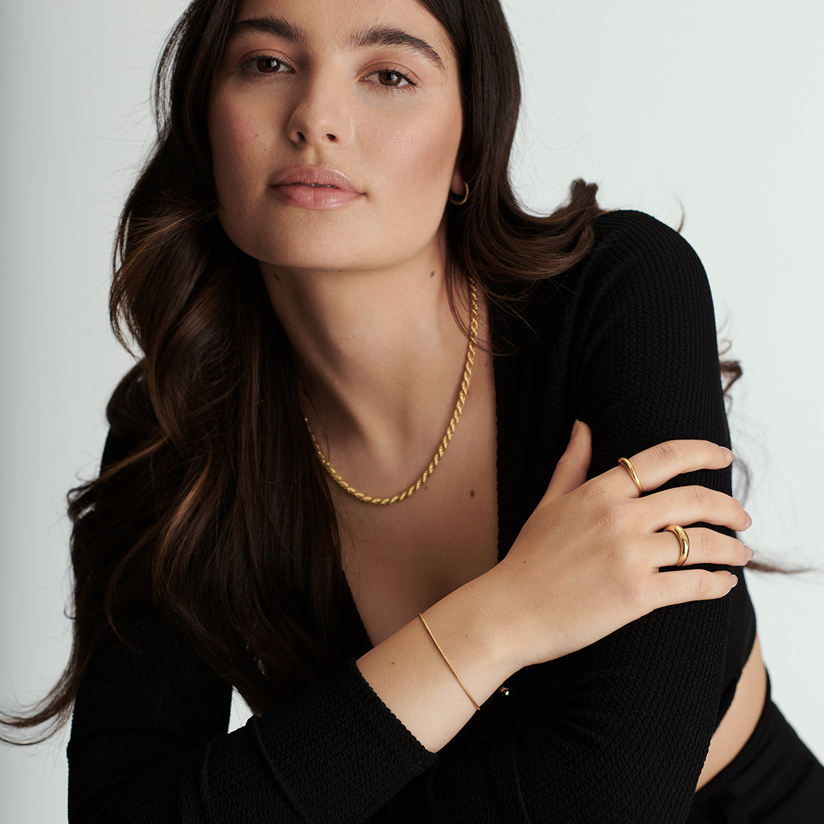 Cally - Bracelet à chaîne serpent