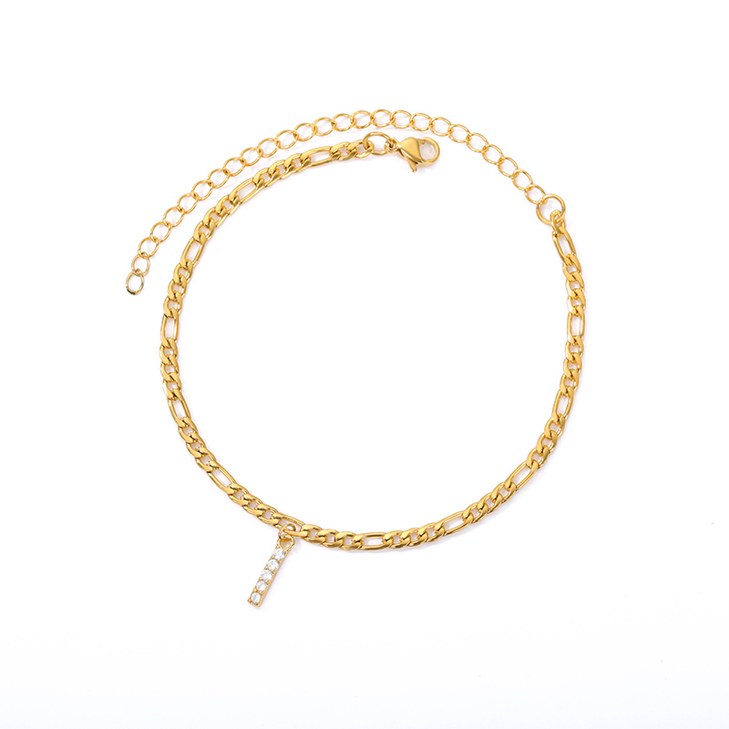 Bracelet de cheville Love Initial - Avec votre initiale