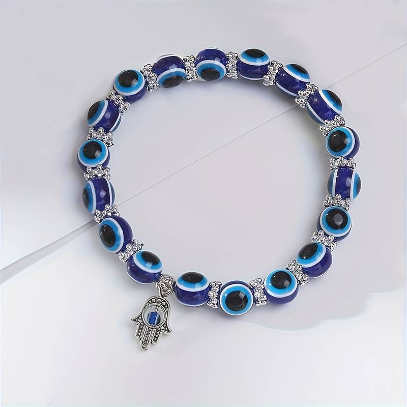Bracelet de cheville Evil Eye Style Océan - Karma et Chance