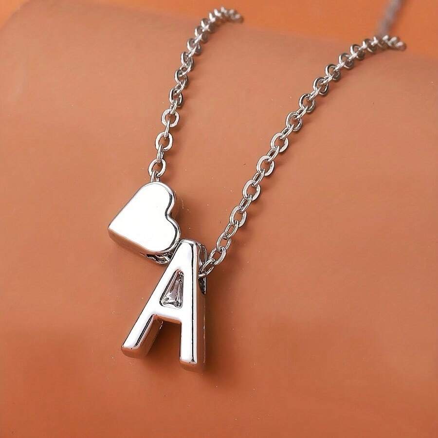 Ensemble de bijoux Initiale Coeur - Ensemble de bijoux Initial Love