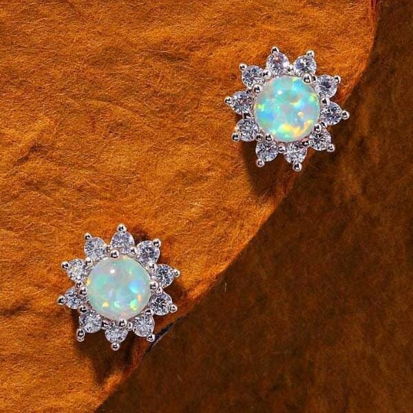 Hermione – Boucles Raffinées Opale de Feu Blanche