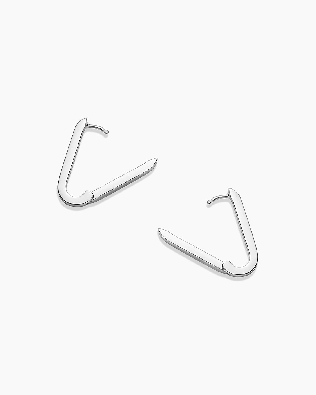 Parker - Boucles d'oreilles Huggies Rectangulaires