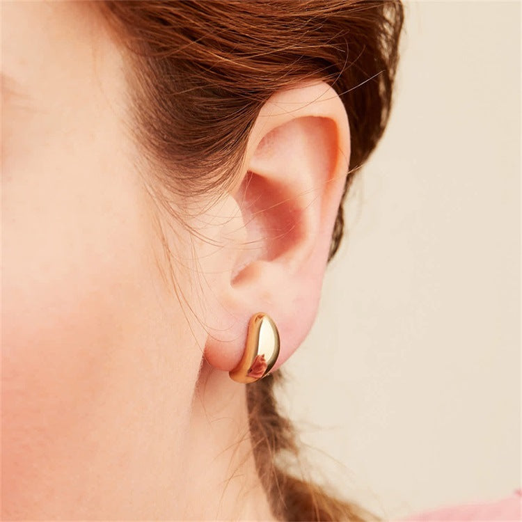 Celeste - Boucles d'oreilles en forme de gouttes en or