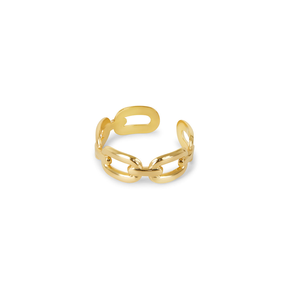 Palermo – Bague Ajustable Dorée
