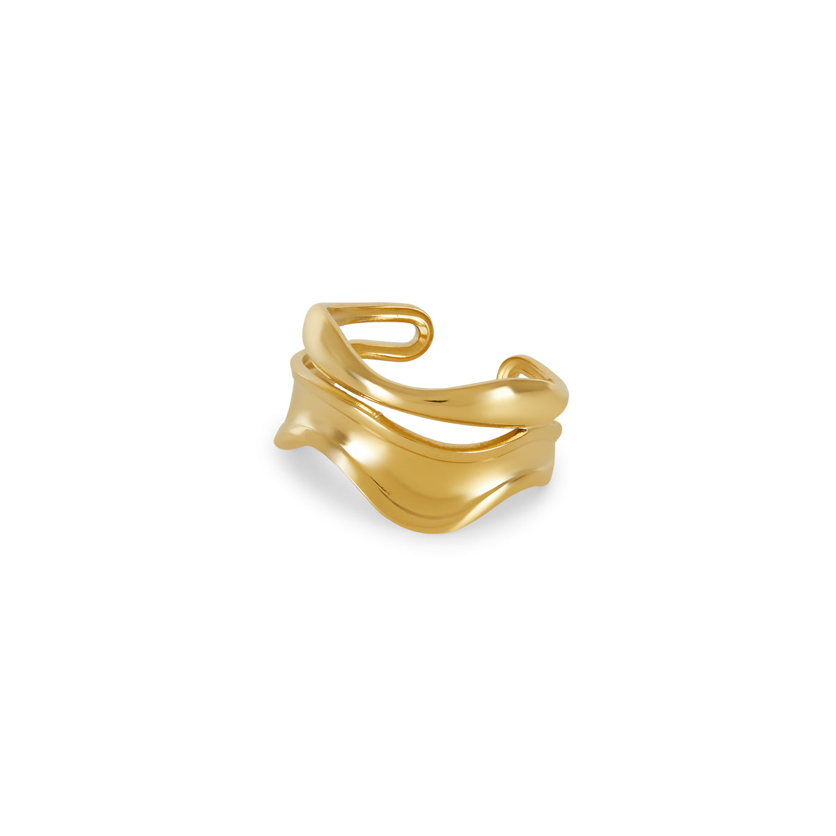 Charlie – Bague Ajustable Sculpturale