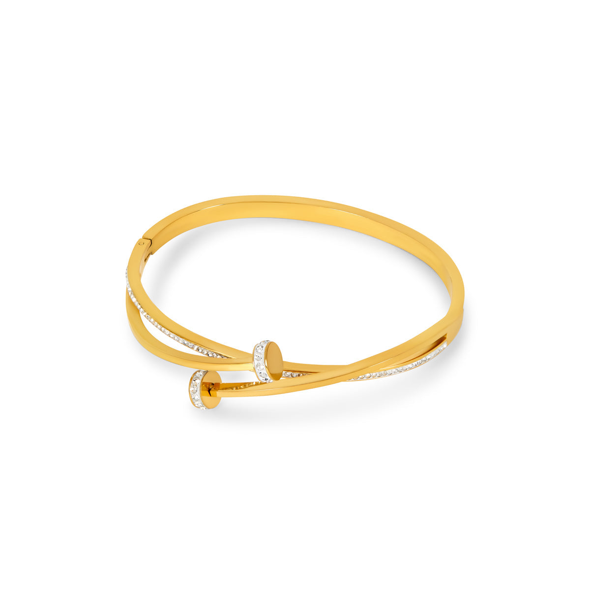 Inka – Bracelet Clou Orné de Pierre Étincelante