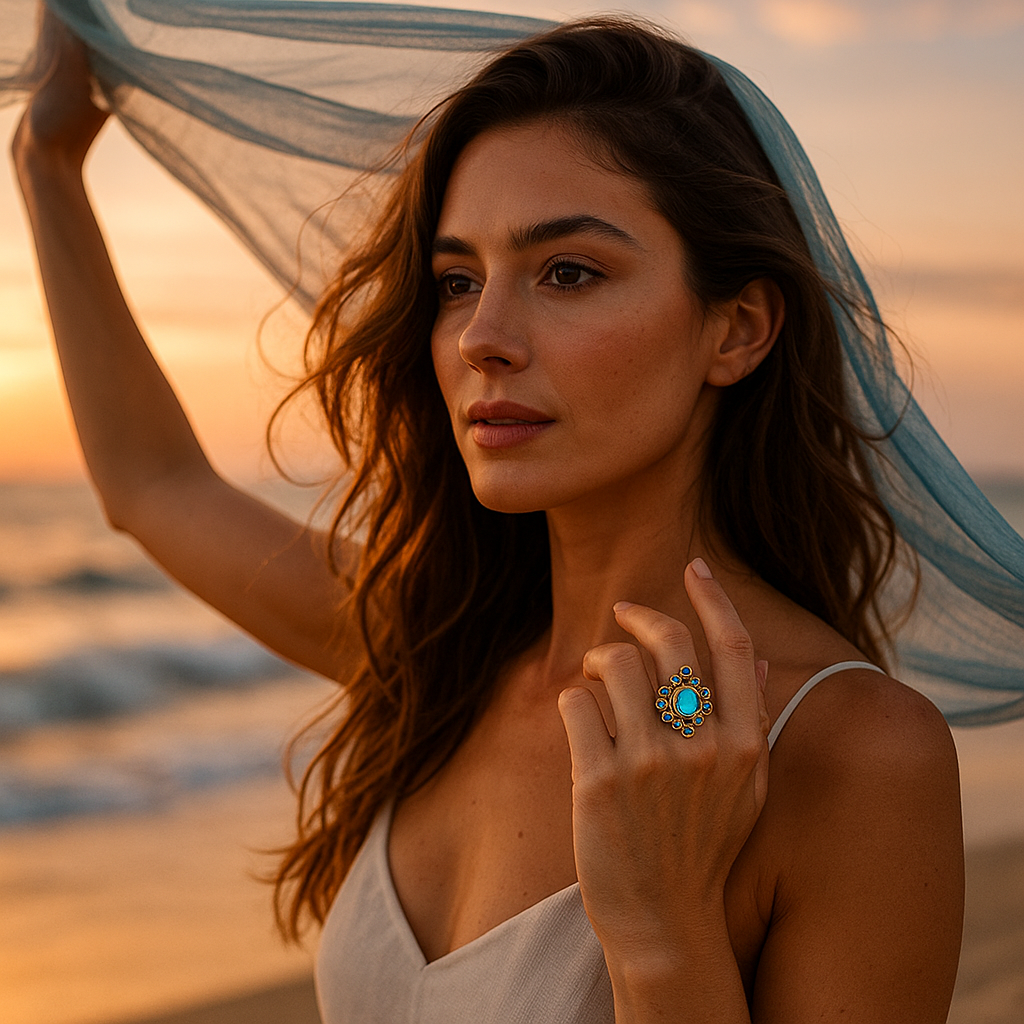 Vega – Anneau Moderne Index, Design Froid