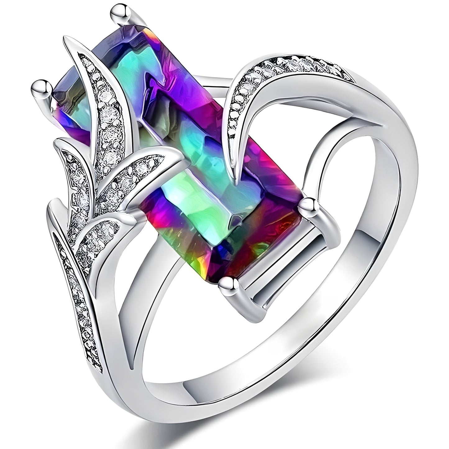 Valerie – Bague Étincelante en Topaze Arcane