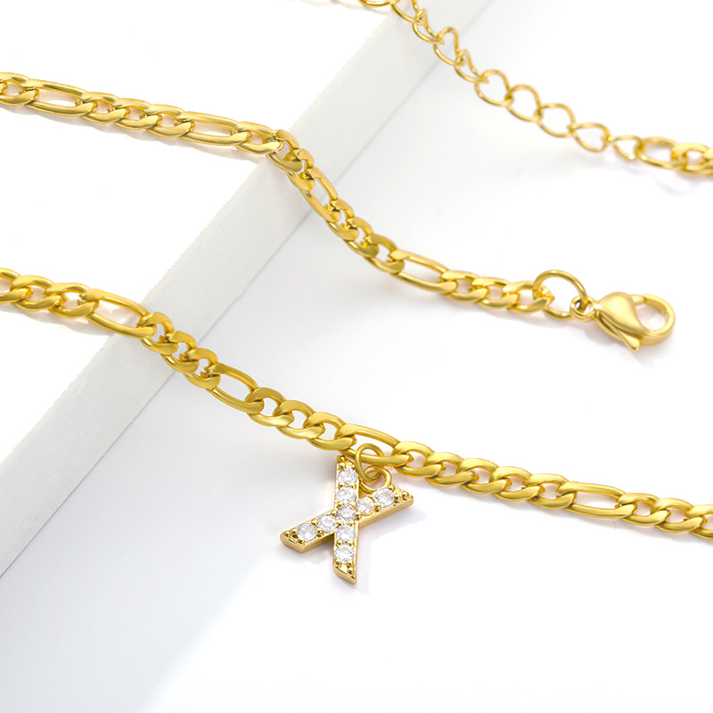 Bracelet de cheville Love Initial - Avec votre initiale