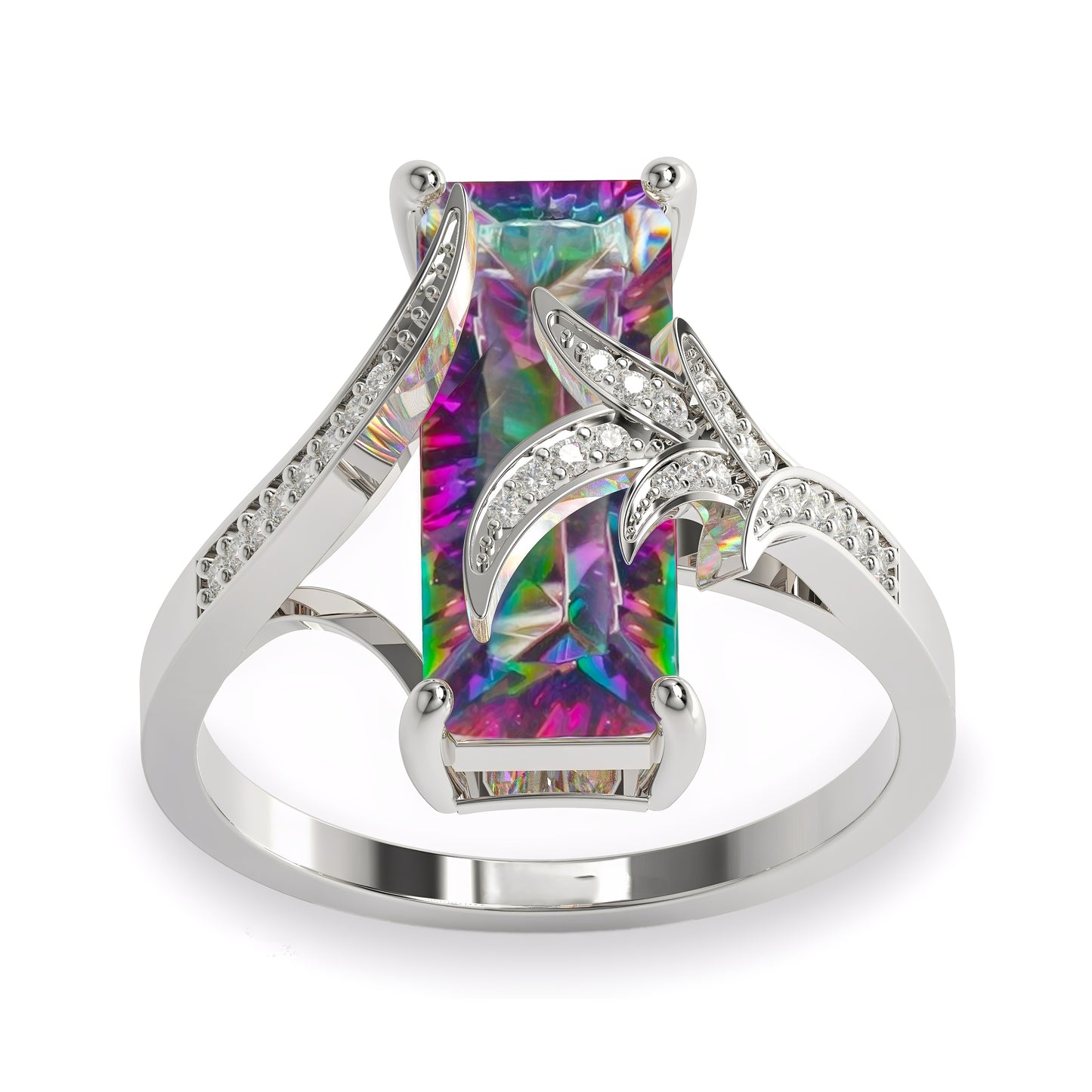 Valerie – Bague Étincelante en Topaze Arcane