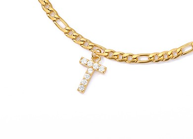 Bracelet de cheville Love Initial - Avec votre initiale