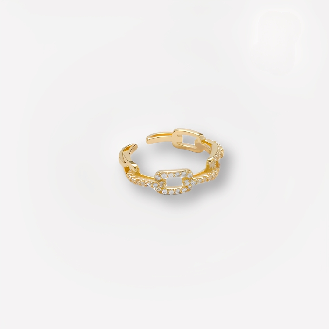 Camille – Bague Chaîne Diamants