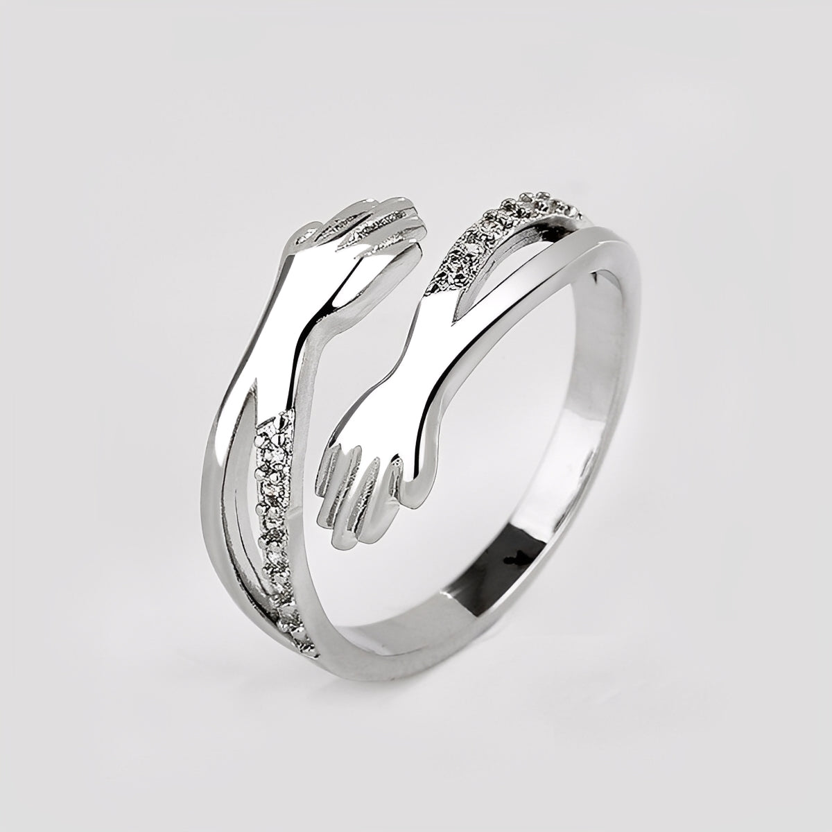 Fern – Bague Hug Diamantée