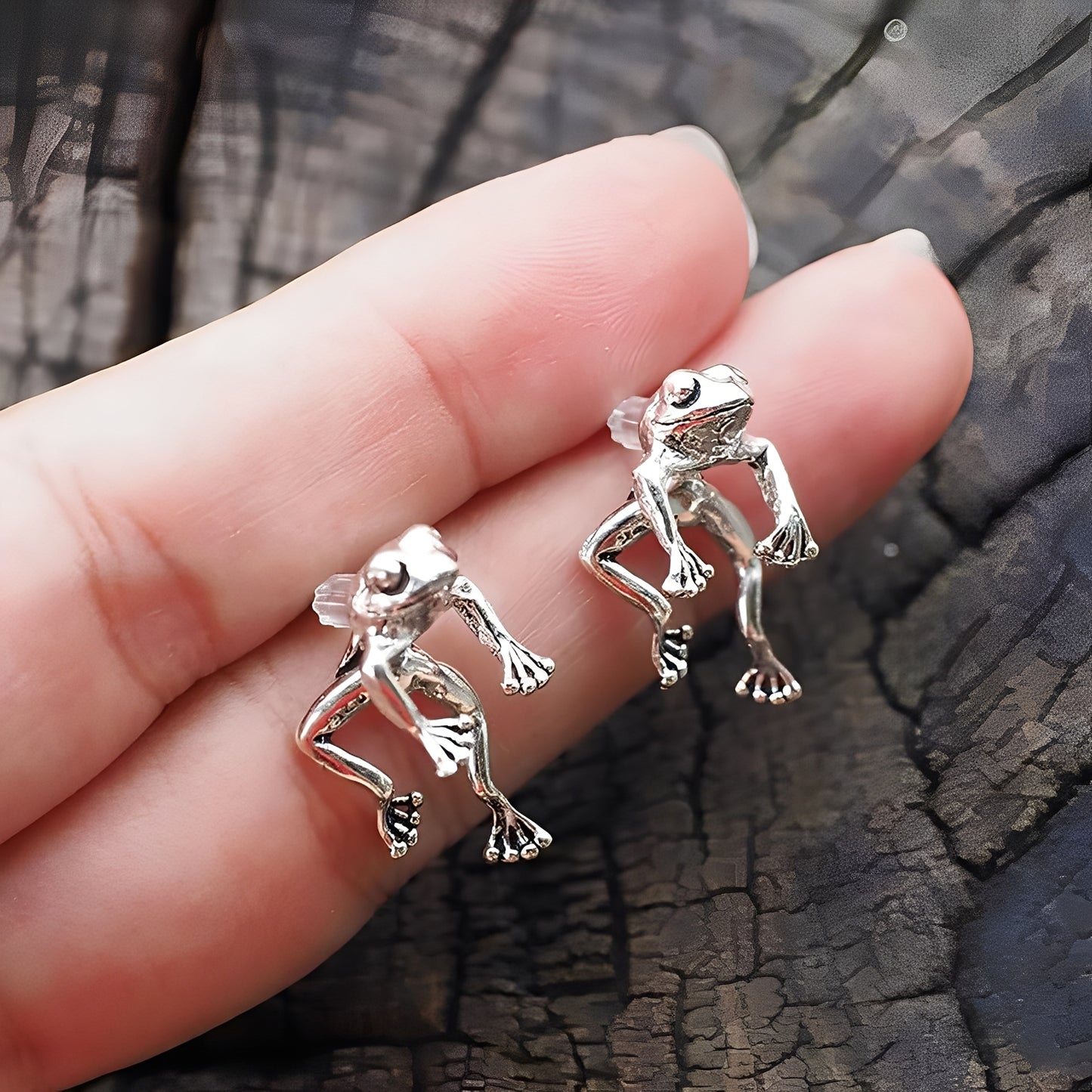 Chandall – Boucles d'Oreilles Grenouille