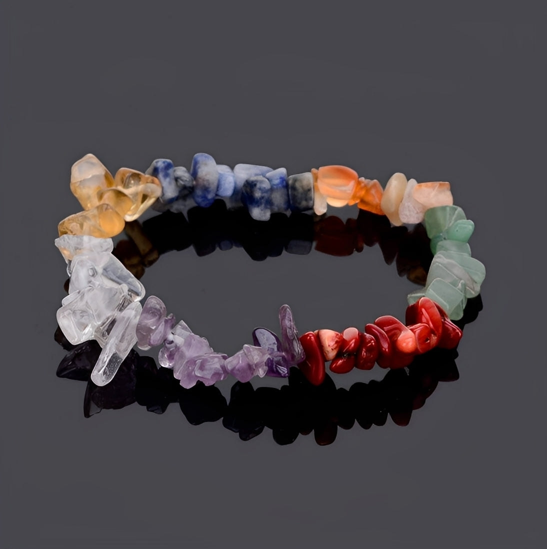 Yoli – Bracelet 7 Chakras en Pierres Naturelles