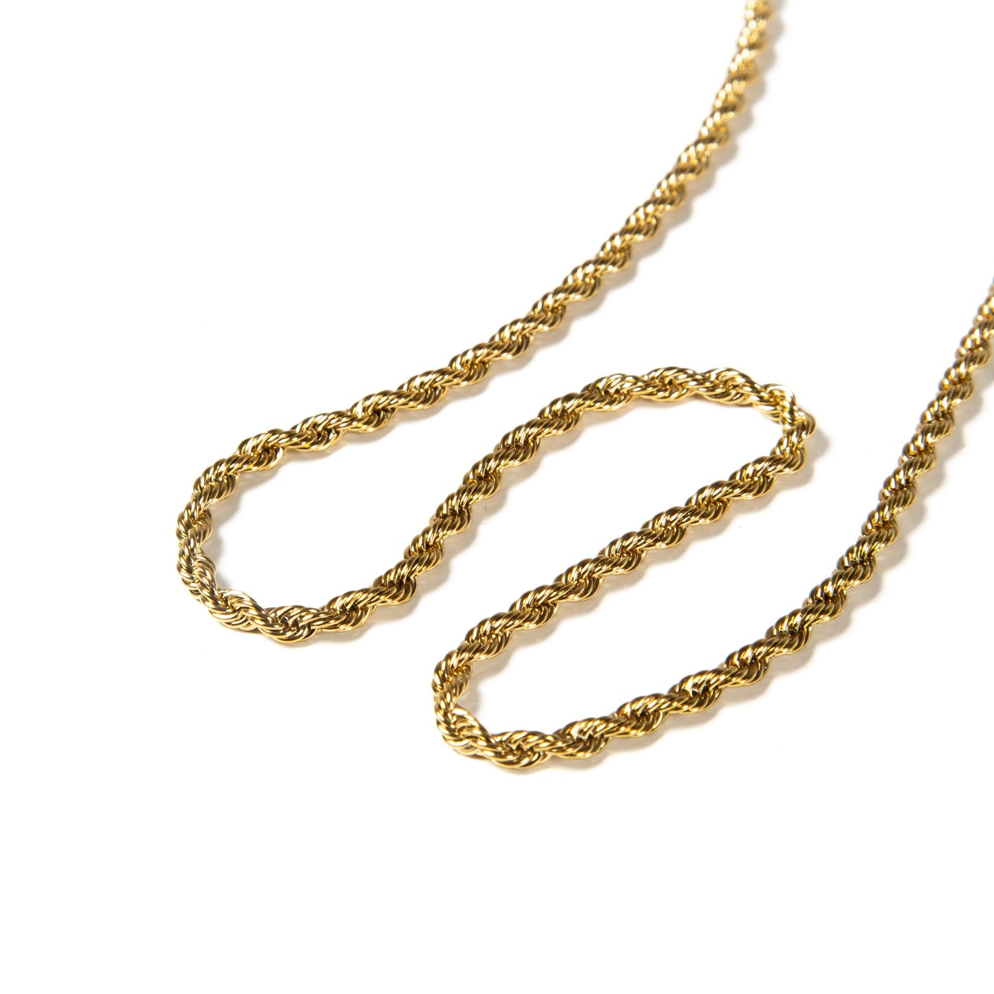 Sofia – Collier Chaîne Corde Doré