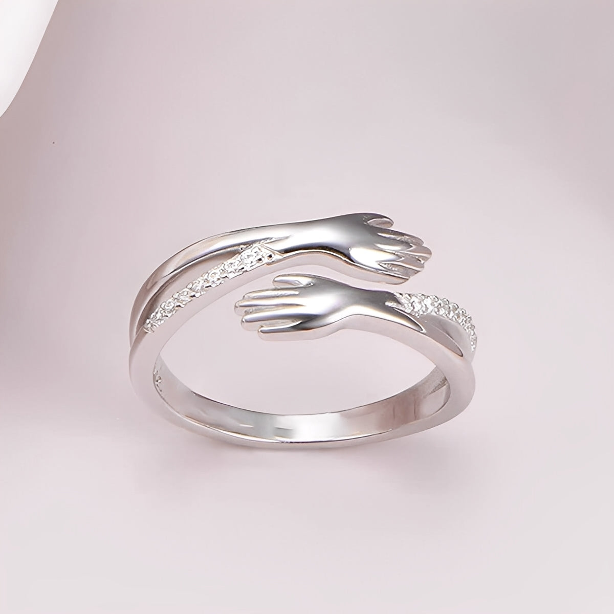 Fern – Bague Hug Diamantée