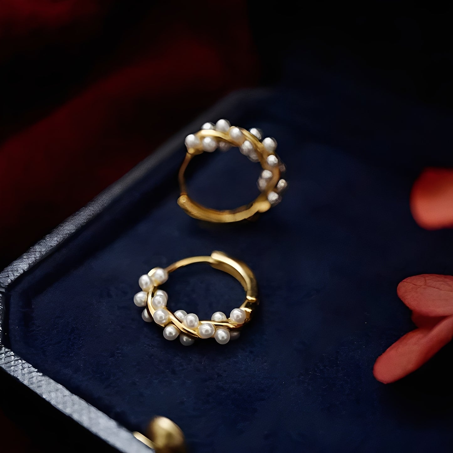 Ellie – Boucles d'Oreilles Perles Torsadées