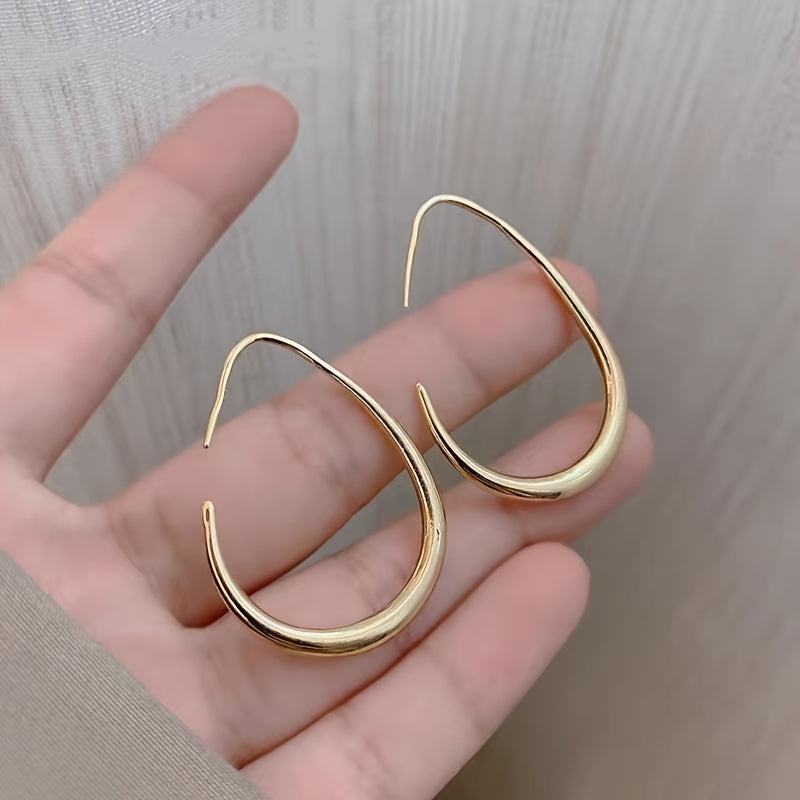 Kim – Boucles d’Oreilles Goutte avec une Touche de Luxe
