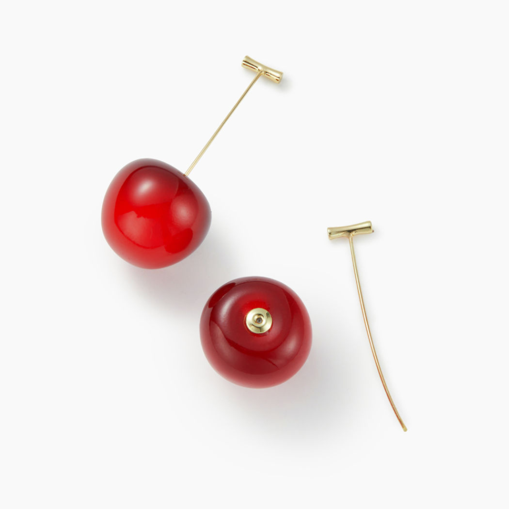 Boucles d'oreilles légères en forme de cerise