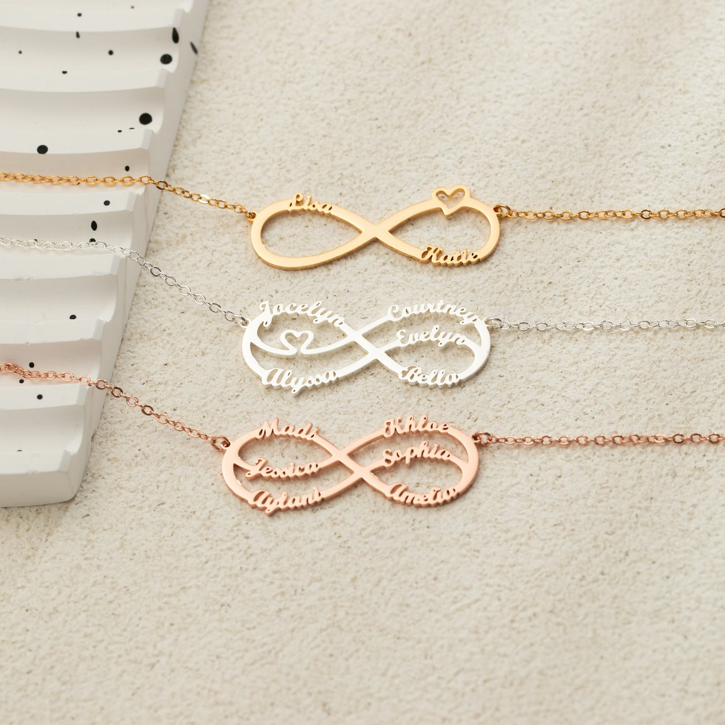 Collier Infini Personnalisé - Collier à Nom Infini