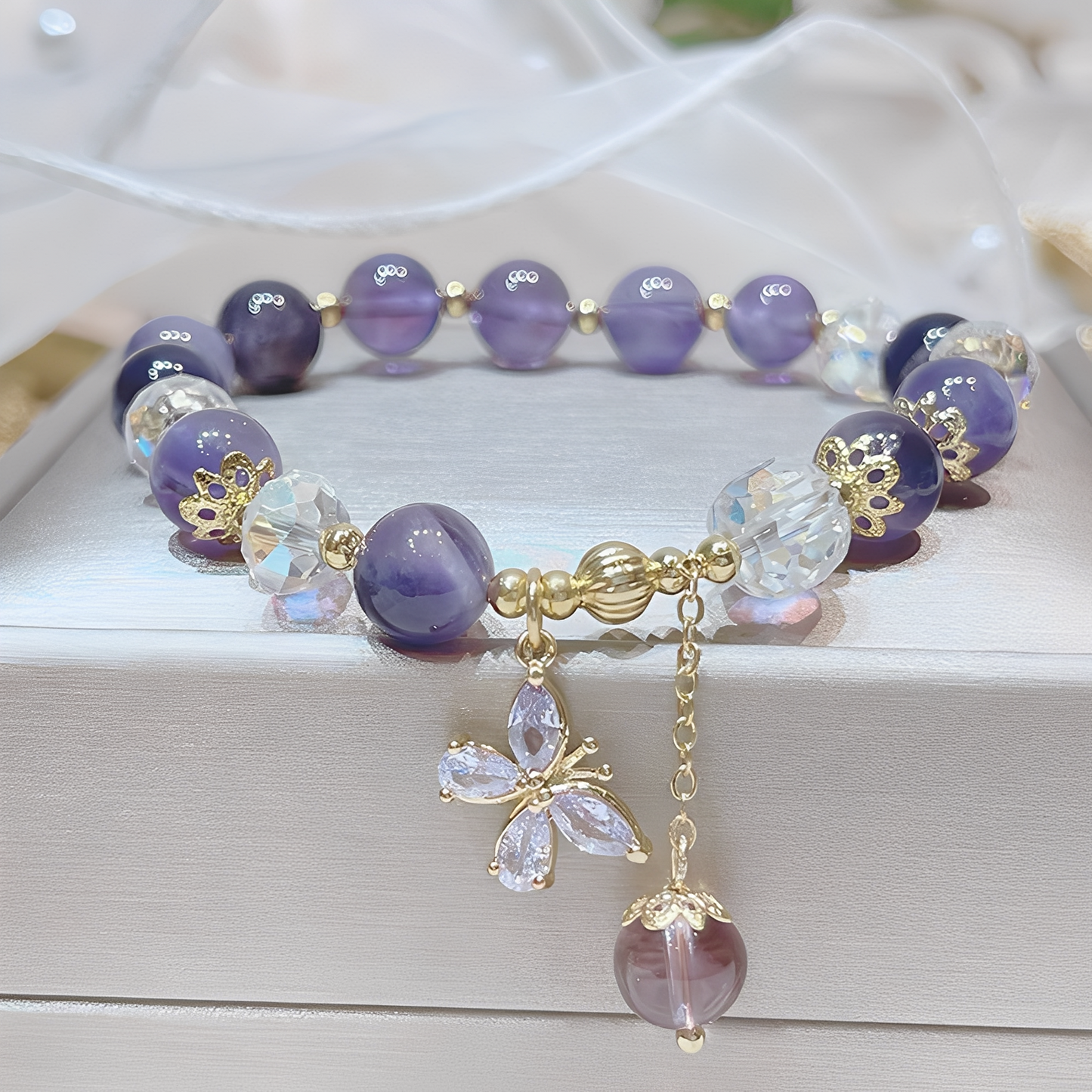 Aura – Bracelet Améthyste Soin