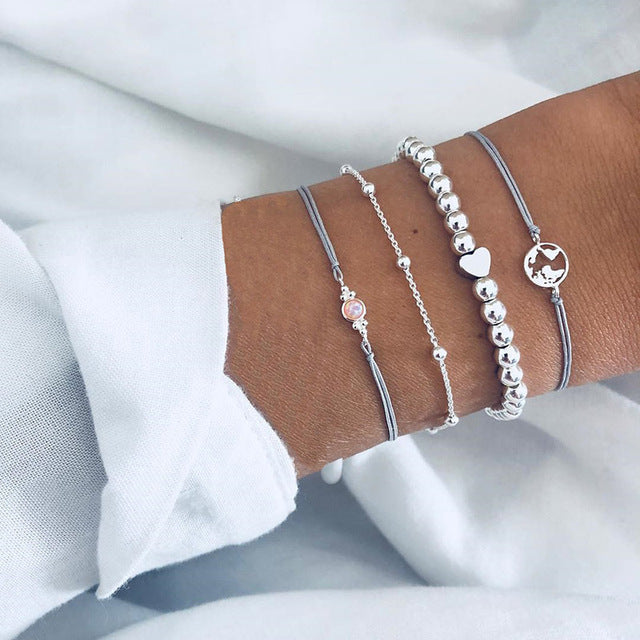 Alora – Coffret Raffiné de Bracelets Lime