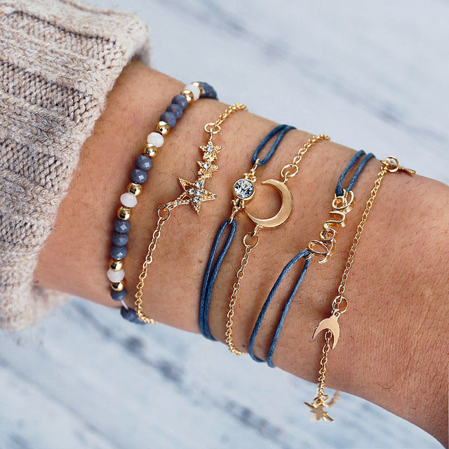 Alora – Coffret Raffiné de Bracelets Lime
