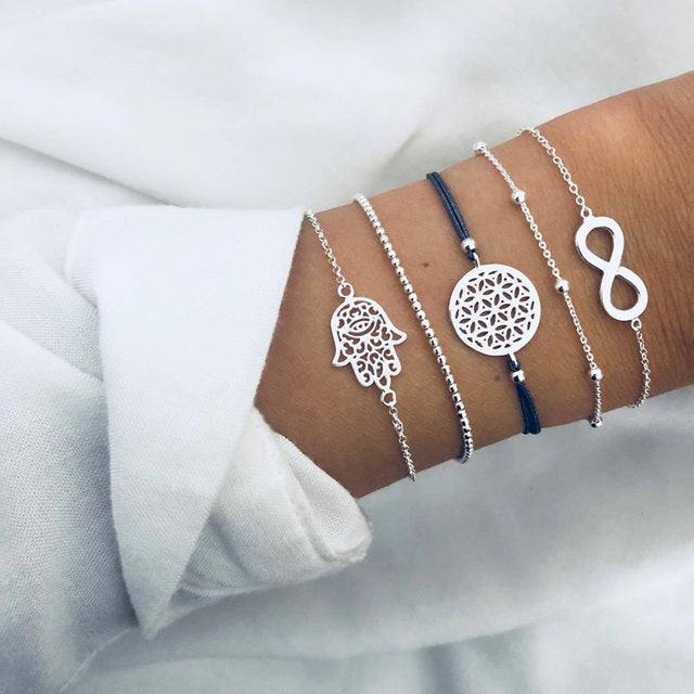 Alora – Coffret Raffiné de Bracelets Lime