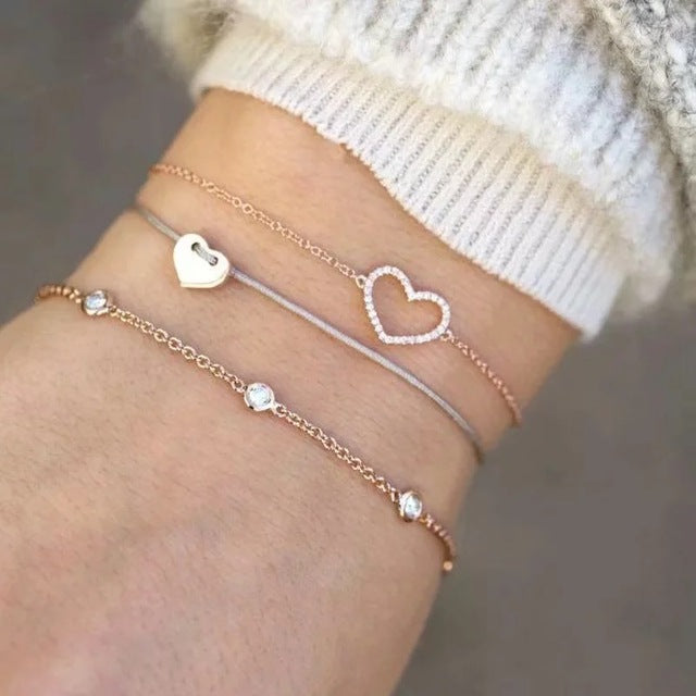 Alora – Coffret Raffiné de Bracelets Lime