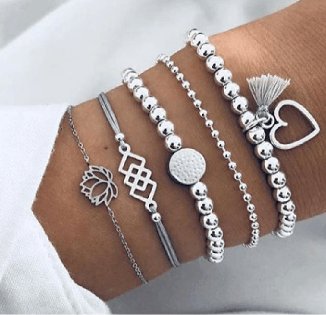 Alora – Coffret Raffiné de Bracelets Lime