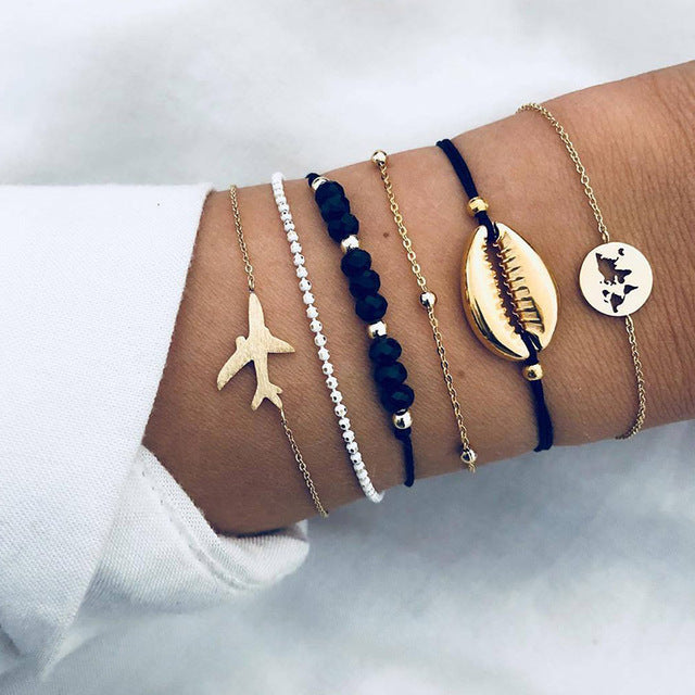 Alora – Coffret Raffiné de Bracelets Lime