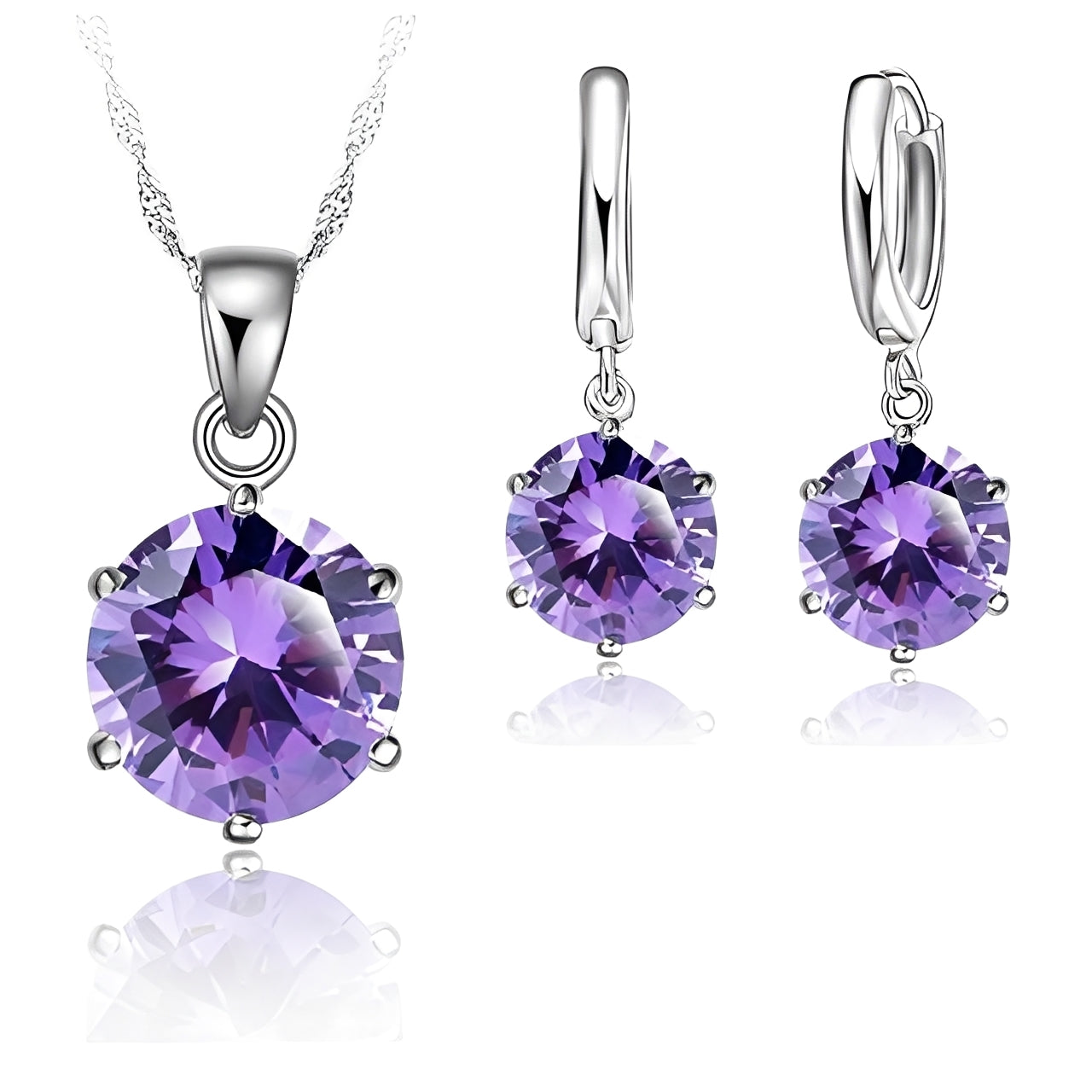 Sylvaine – Parure Élégante en Cristal