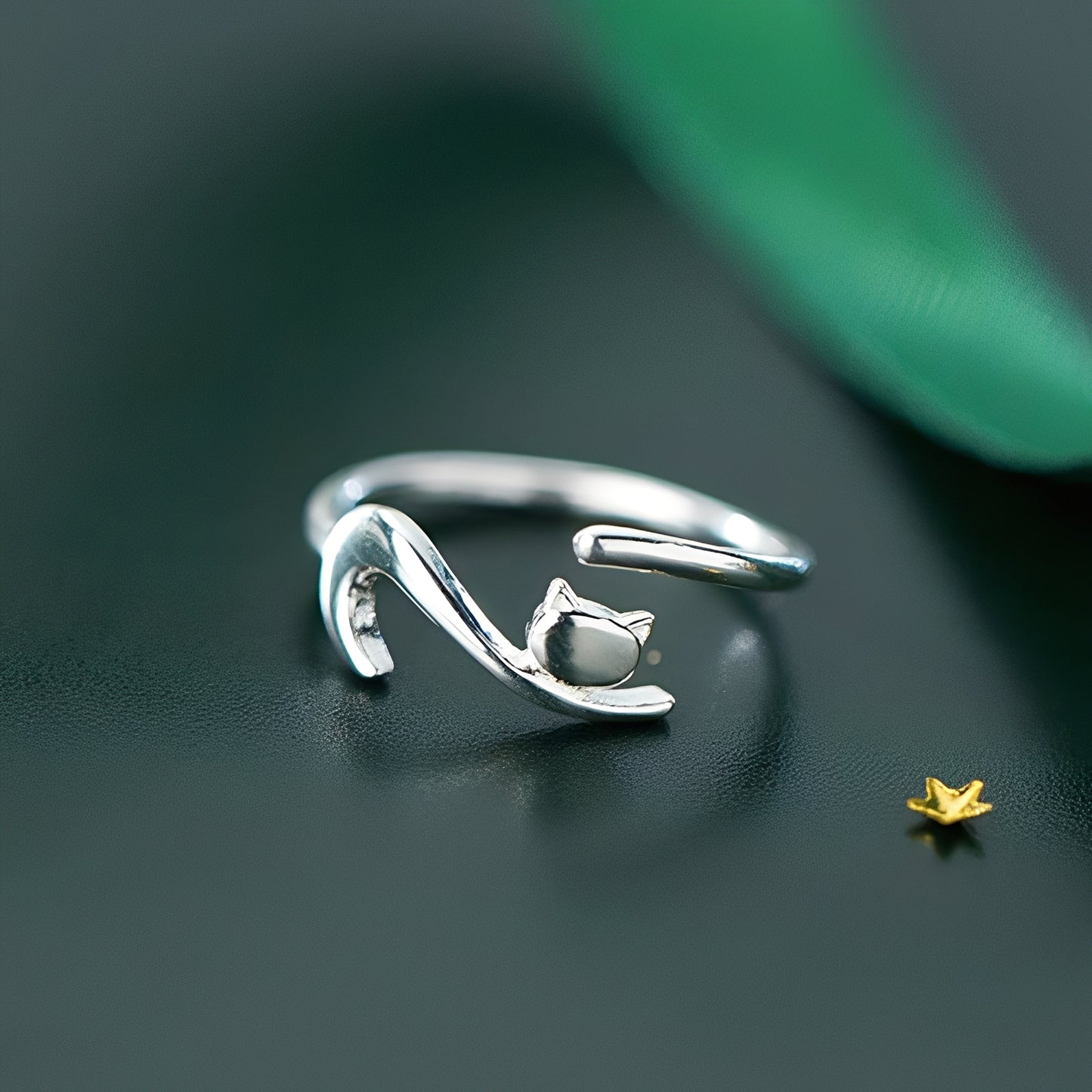 Chloe – Bague Chat Élégante