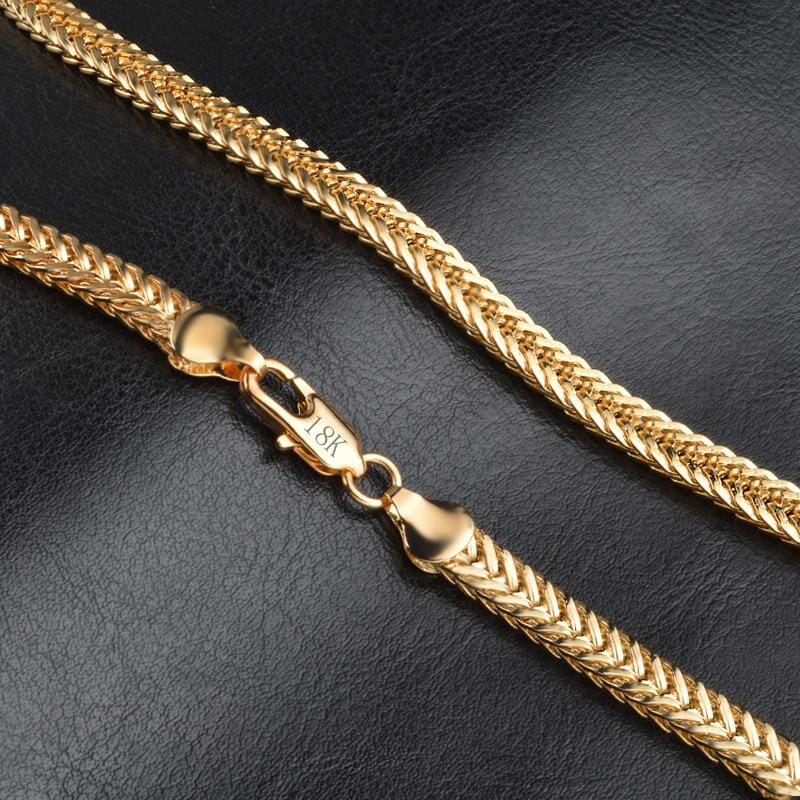 Camille – Collier Lisse Exquis Plaqué Or 18K