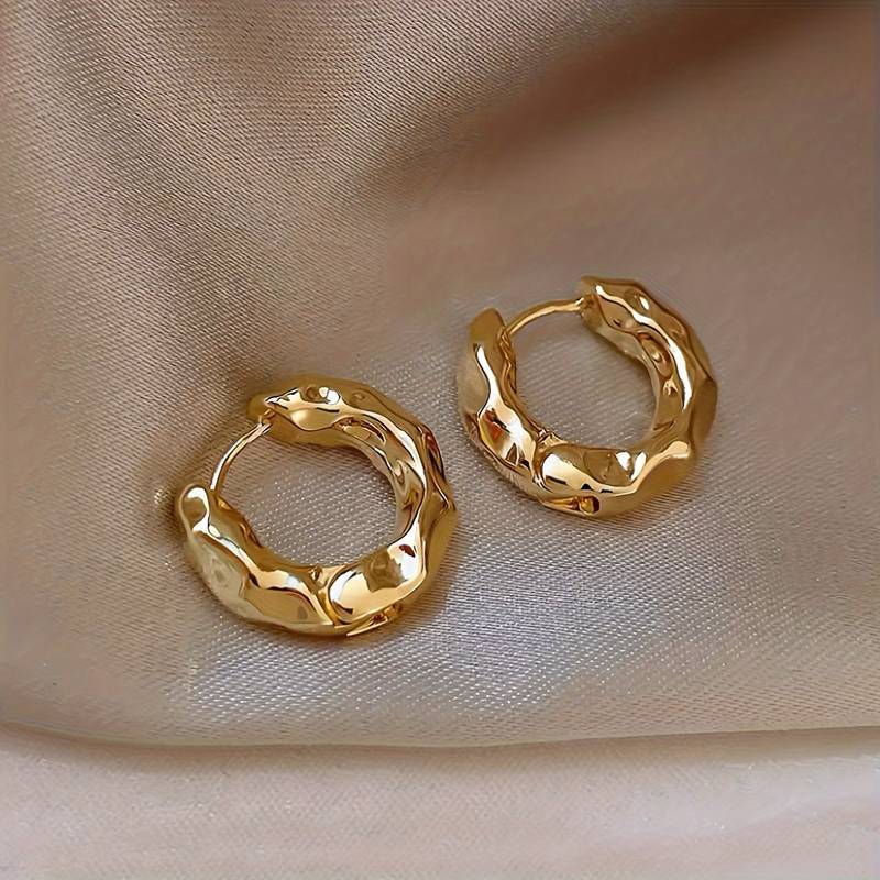 Boucles d'oreilles en forme de tonneau - Boucles d'oreilles délicates
