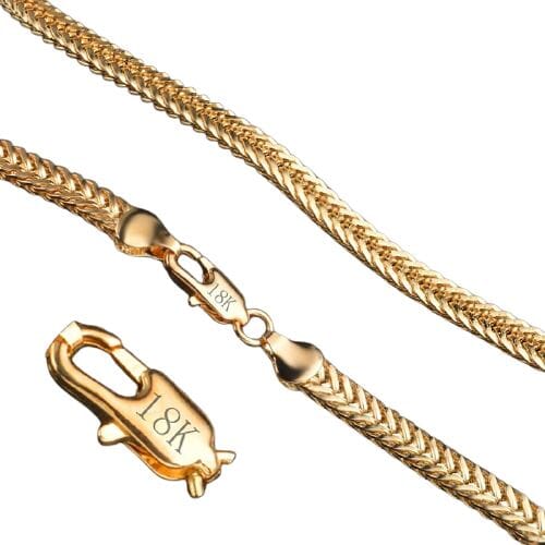 Camille – Collier Lisse Exquis Plaqué Or 18K