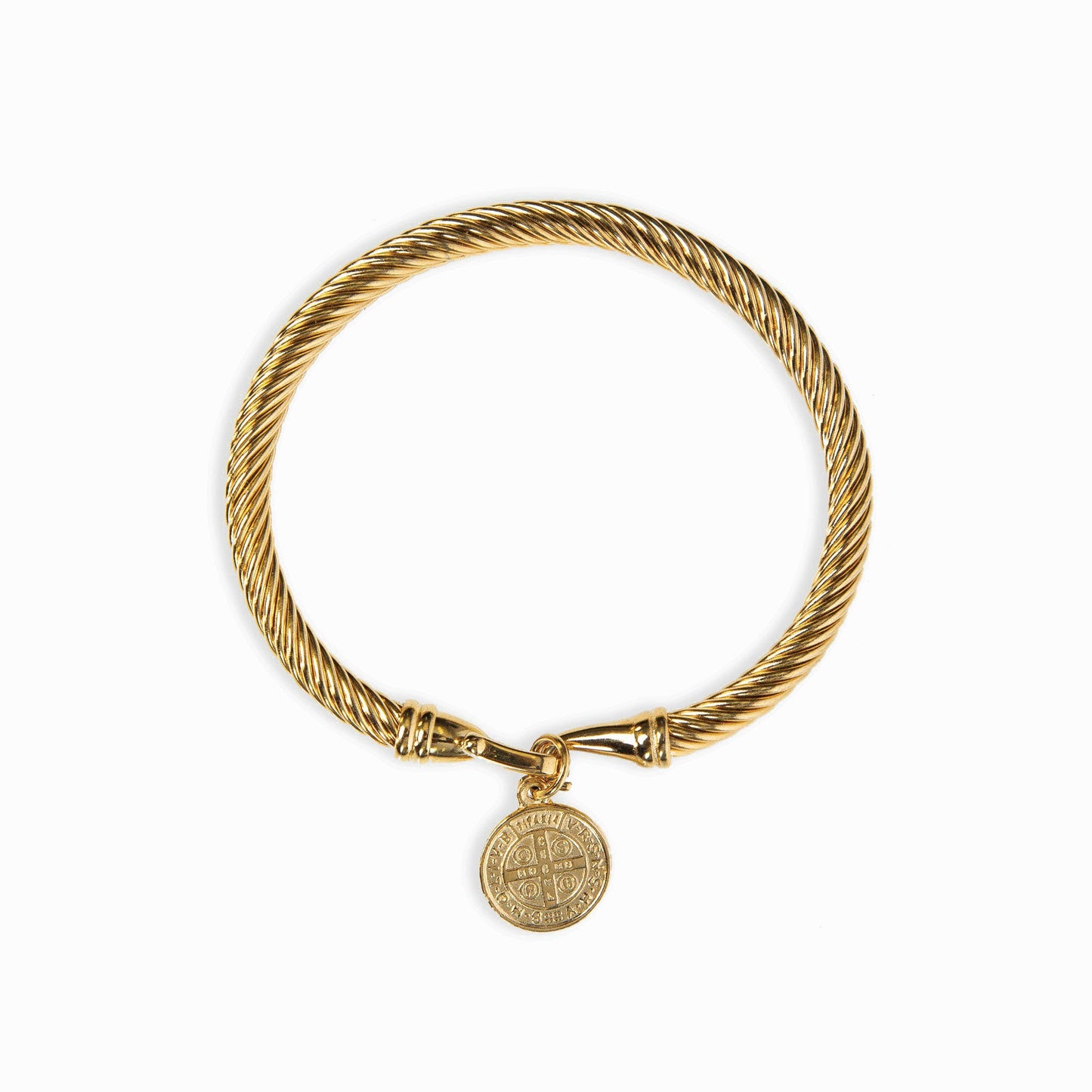 Shane – Bracelet Orné d’un Pendentif Pièce Dorée