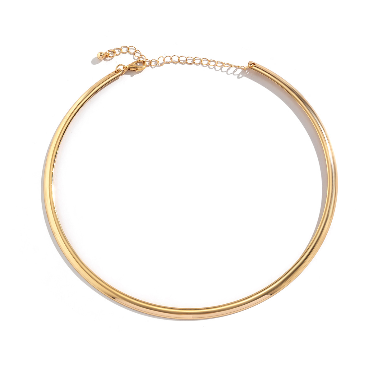 Collier Clavicule Anneau - Choker Fin avec Anneau