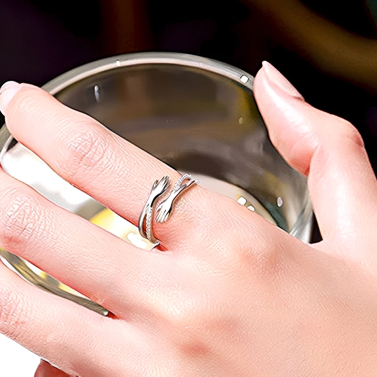 Fern – Bague Hug Diamantée