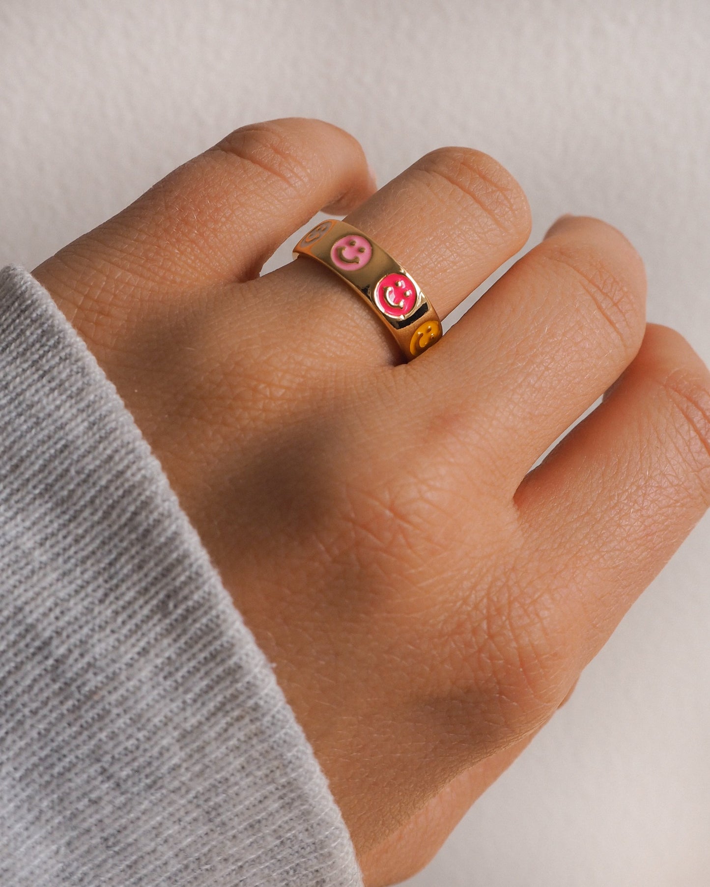 Smiley - Bague Sourire Colorée
