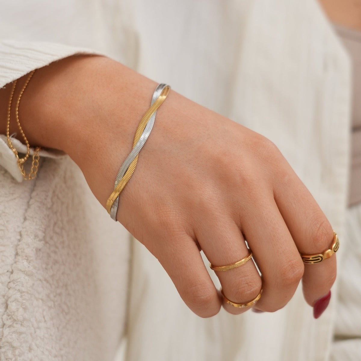 Leuven – Bague Design Texturée