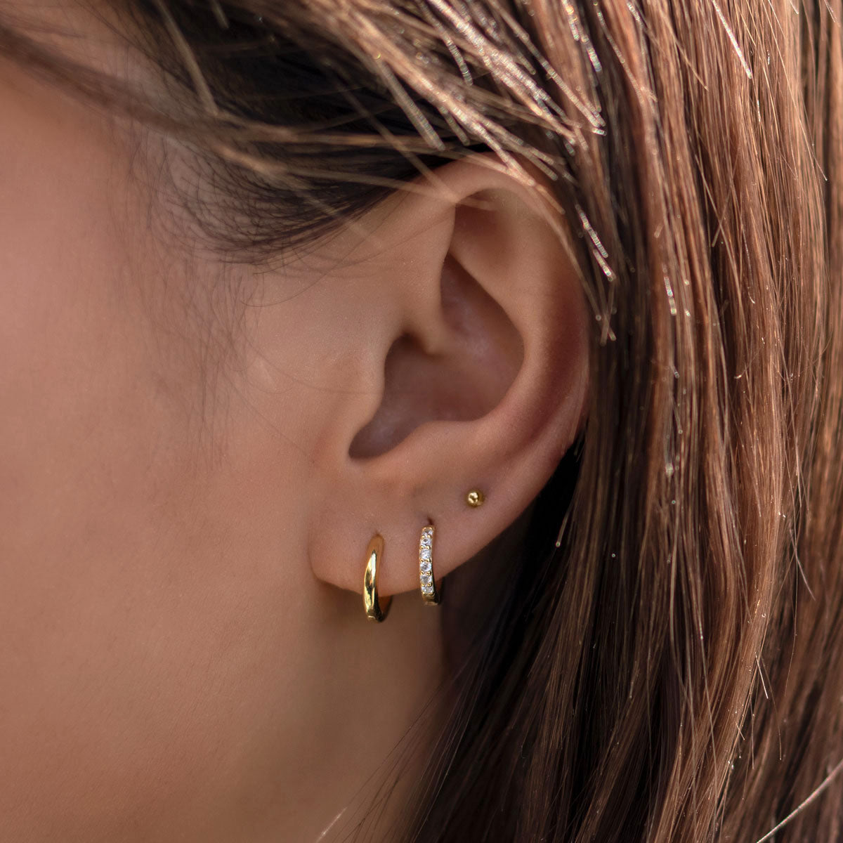 Queenie - Boucles d'oreilles - Huggie tyre
