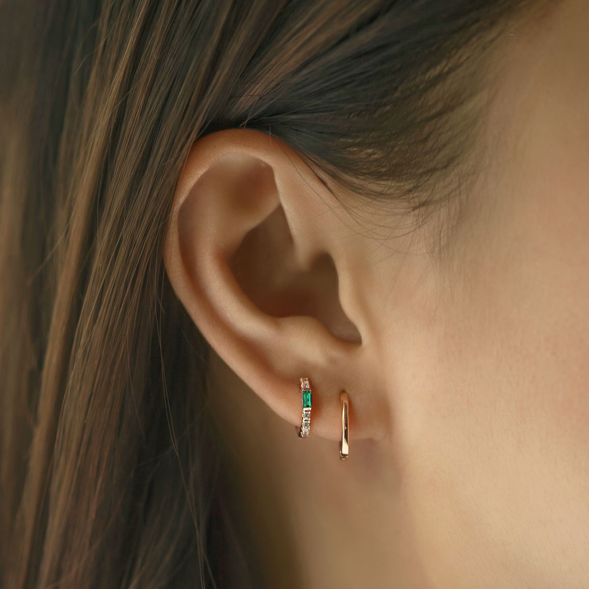 Queenie - Boucles d'oreilles - Huggie tyre