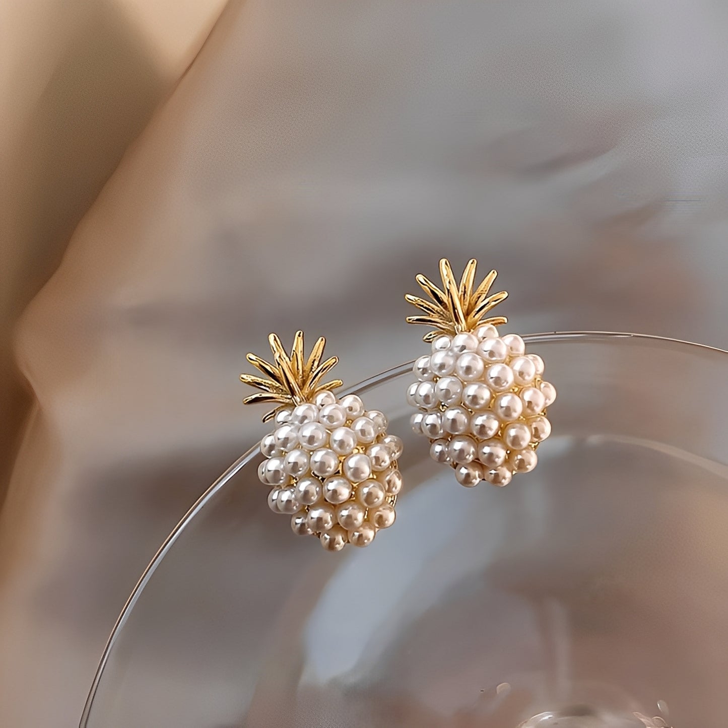 Lucy – Boucles Ananas & Perles