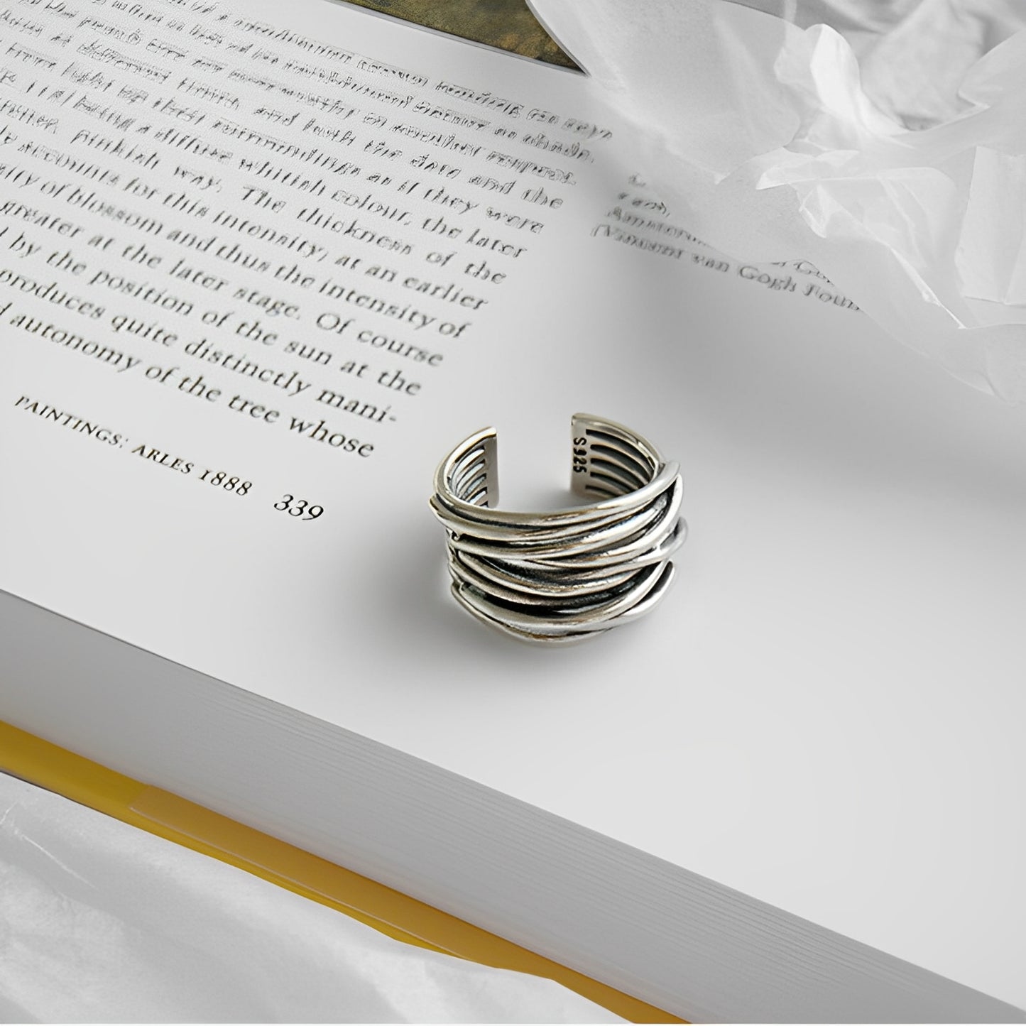 Alma – Bague Superposée Ajustable en Argent Sterling 925
