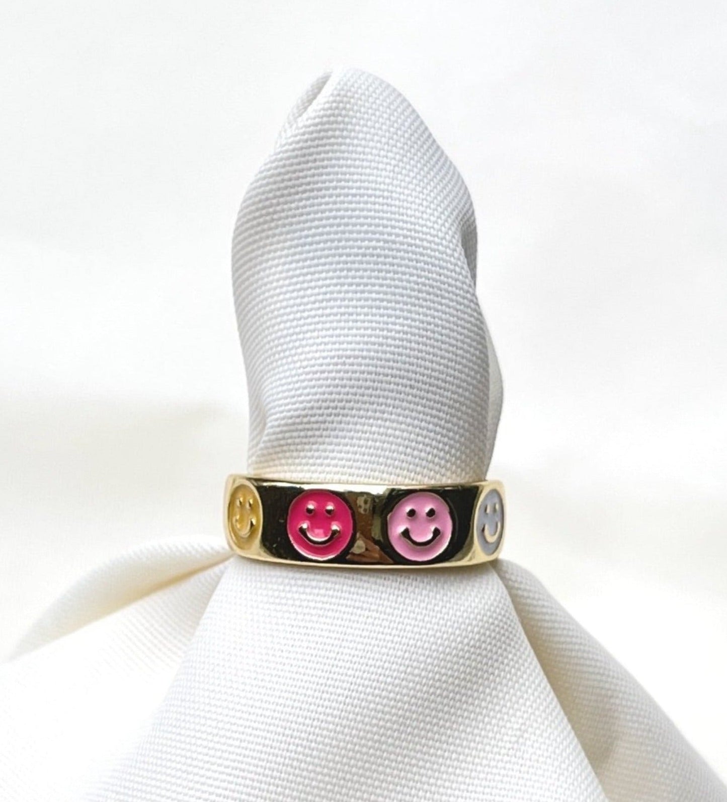 Smiley - Bague Sourire Colorée