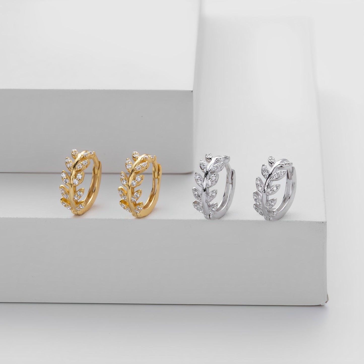 Estela – Boucles d'Oreilles Élégantes avec Cubiques 5A et Argent