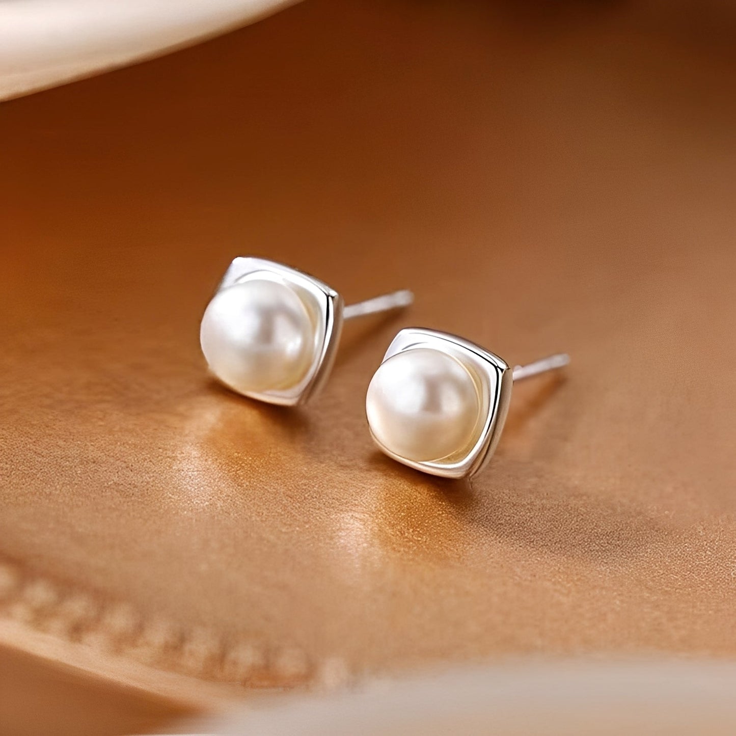 Nerea – Boucles d'Oreilles de Perles Minimalistes